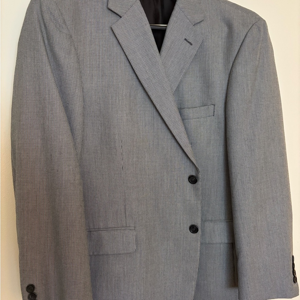 Stafford Gray Sport Coat with Notched Lapels